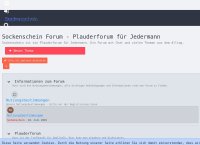 Sockenschein - Allroundforum
